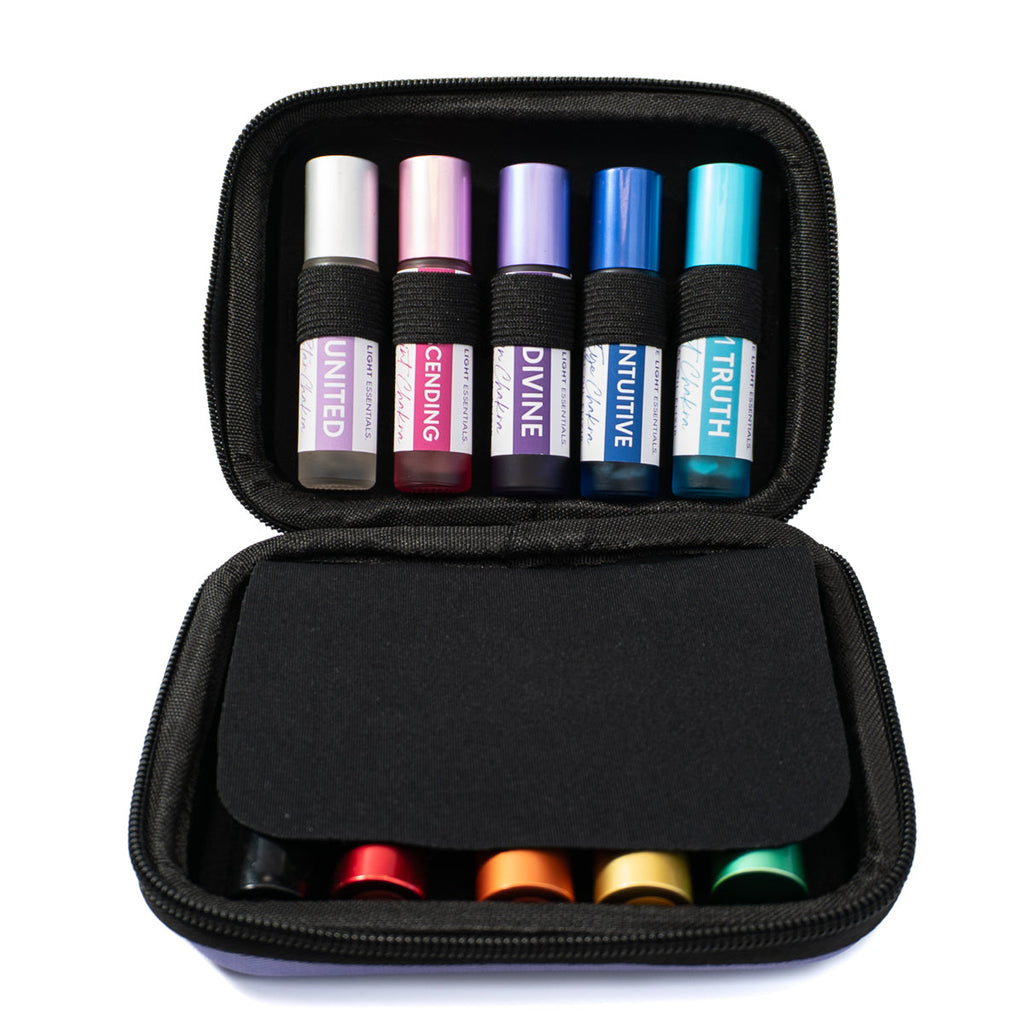 Chakra Balancing Elixirs - Essential Oils - 7 Roller Bottles Set